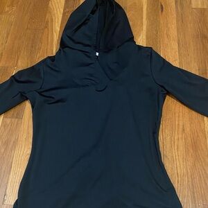 Lululemon Athletica Black Hooded Sweatshirt